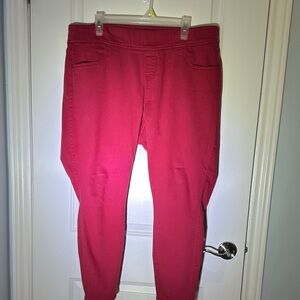Red Stretch Jeans 2s